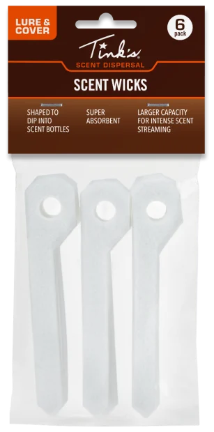 Tinks Scent Wicks 5" Felt 6 Pack