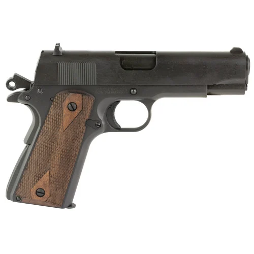Tisas 1911 A1 Tank Commander 45 ACP 4.25" Barrel, Manganese Phosphate Coated Serrated Carbon Steel Slide & Frame w/Beavertail, Turkish Walnut Grip, 7 Rd