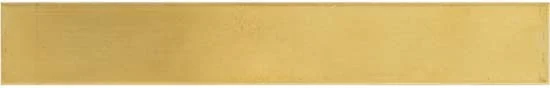 Toeplate blank,5", sheet brass