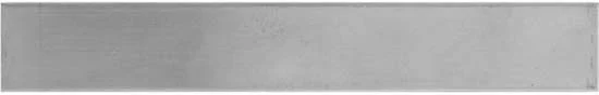 Toeplate blank, 5", sheet nickel silver