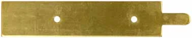 Toeplate,Tennessee style,brass