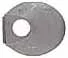Top jaw, .78" x .88" oval, wax cast steel, .257" hole
