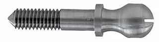 Top Jaw Screw, 6-1mm threads, with hole and slot, for David Pedersoli Frontier and Cabela's Blue Ridge flintlocks.