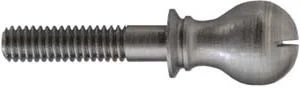 Top jaw screw, fancy, slotted, 12-24 thread