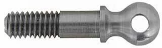 Top jaw screw, with hole and slot in head, 5/16-18 thread, 1.74" overall length, 1.07" shank