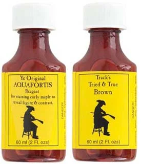 Track's Own Aquafortis and Barrel Browning Solutions, 1 bottle each