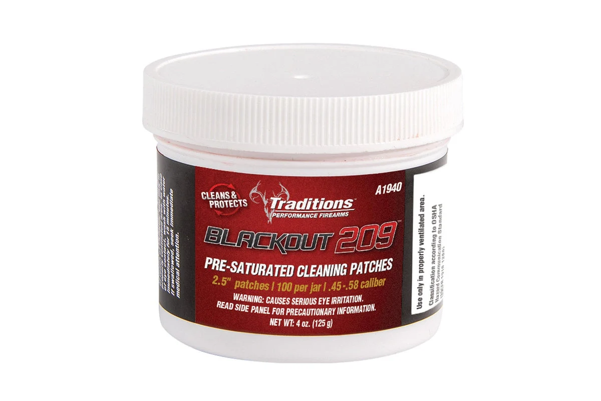 Traditions™ Blackout 209 Pre-Saturated Cleaning Patches - 100 Pack 2.5" Patches - A1940