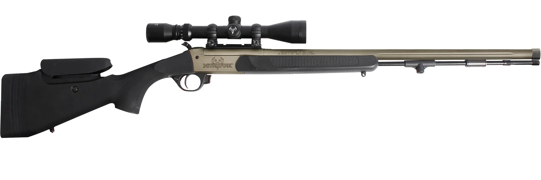 Traditions™ NitroFire Pro Series VAPR Muzzleloader - .50 Cal Black & Tungsten CeraKote™ - CR84660450B