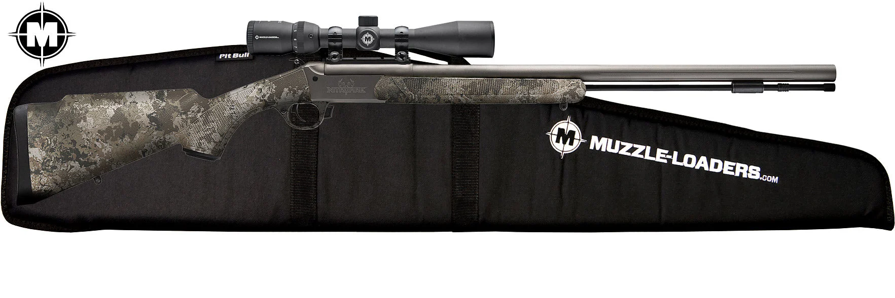 Traditions NitroFire VAPR Muzzleloader Scope Combo - .50 Cal Veil™ Alpine Camo & Sniper Grey CeraKote™ - CR5-843304434MZ