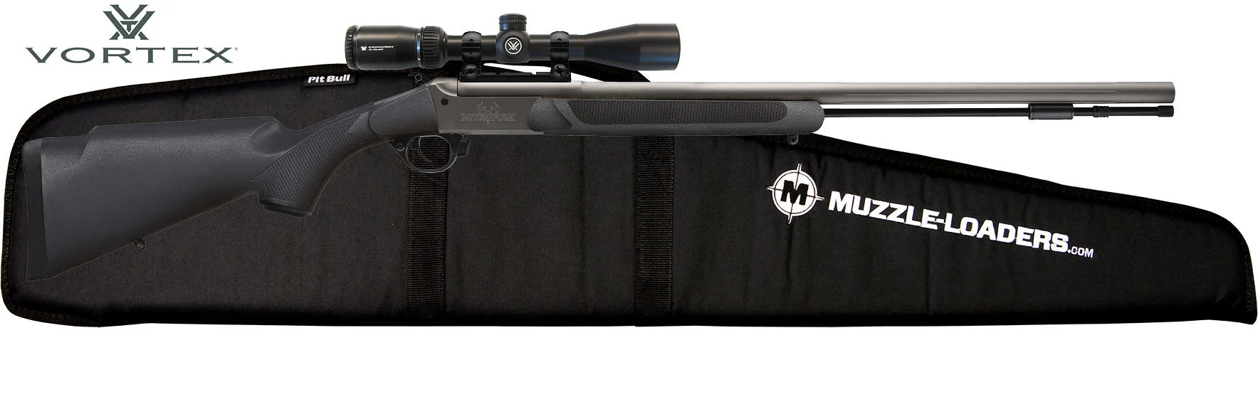 Traditions NitroFire VAPR Muzzleloader Vortex™ Crossfire II Scope Combo - .50 Cal Black & Cerakote™ - CR5-84110440VSC
