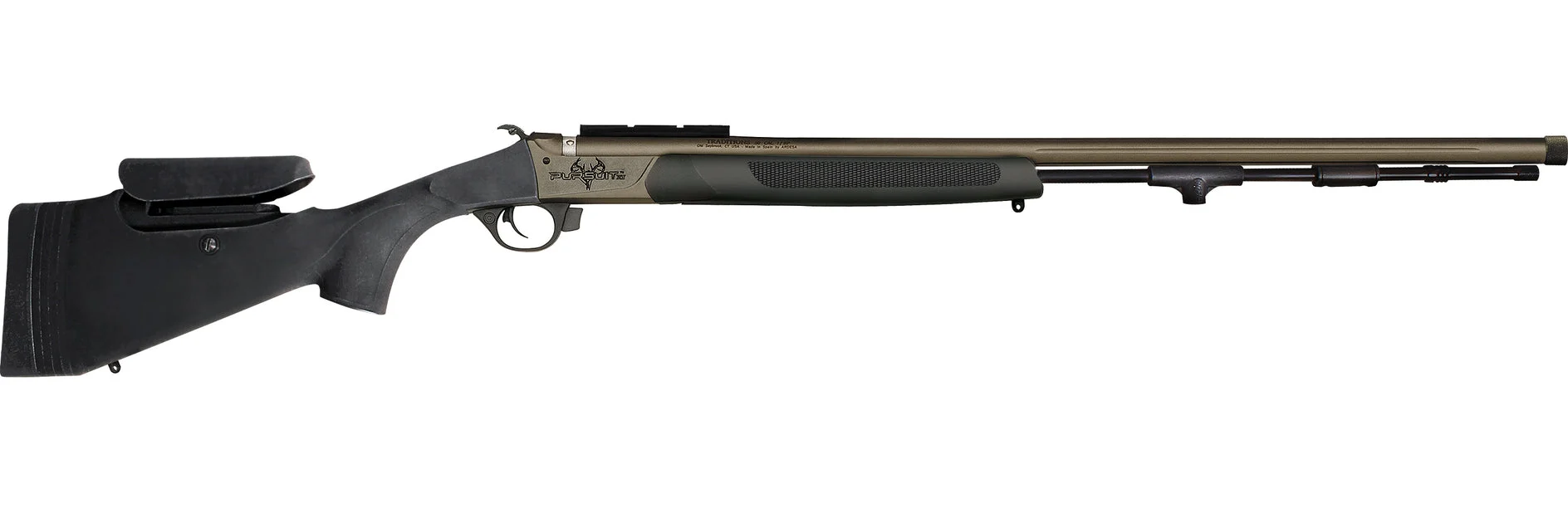 Traditions Pursuit VAPR™ XT Pro - .45 Cal Black & Tungsten CeraKote™ Barrel - R74665050B
