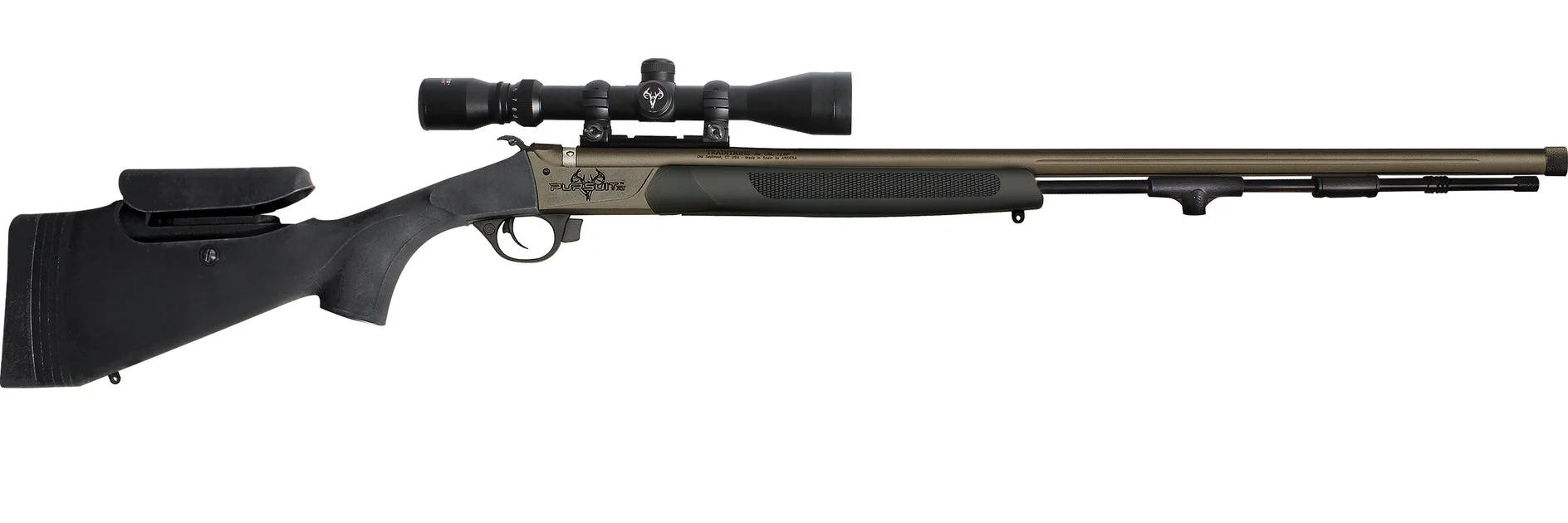 Traditions Pursuit VAPR™ XT Pro Scope Combo - .50 Cal Black & Tungsten CeraKote™ Barrel - R53-74660450