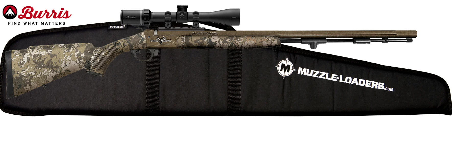 Traditions Pursuit VAPR™ XT Scope Combo - .50 Cal Veil™ Wideland Camo - R5-748804425BF