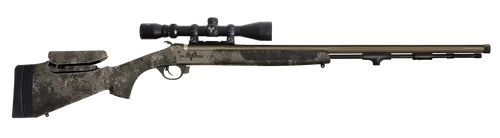 Traditions Pursuit XT Pro 50 Cal, 26" Threaded Barrel, Veil Alpine Camo, 3.5-10x44mm Duplex Scope