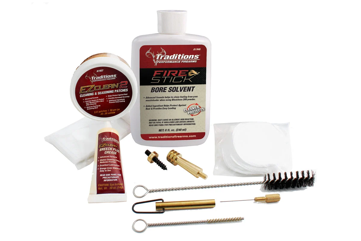 Traditions Sidelock Cleaning Kit - Muzzleloader Cleaning Kit - A3702