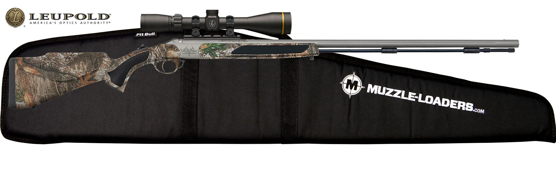 Traditions™ Vortek StrikerFire VAPR LDR - .50 Cal Leupold™ Scope Package Realtree Edge™ Camo - R5-591104621SNLC