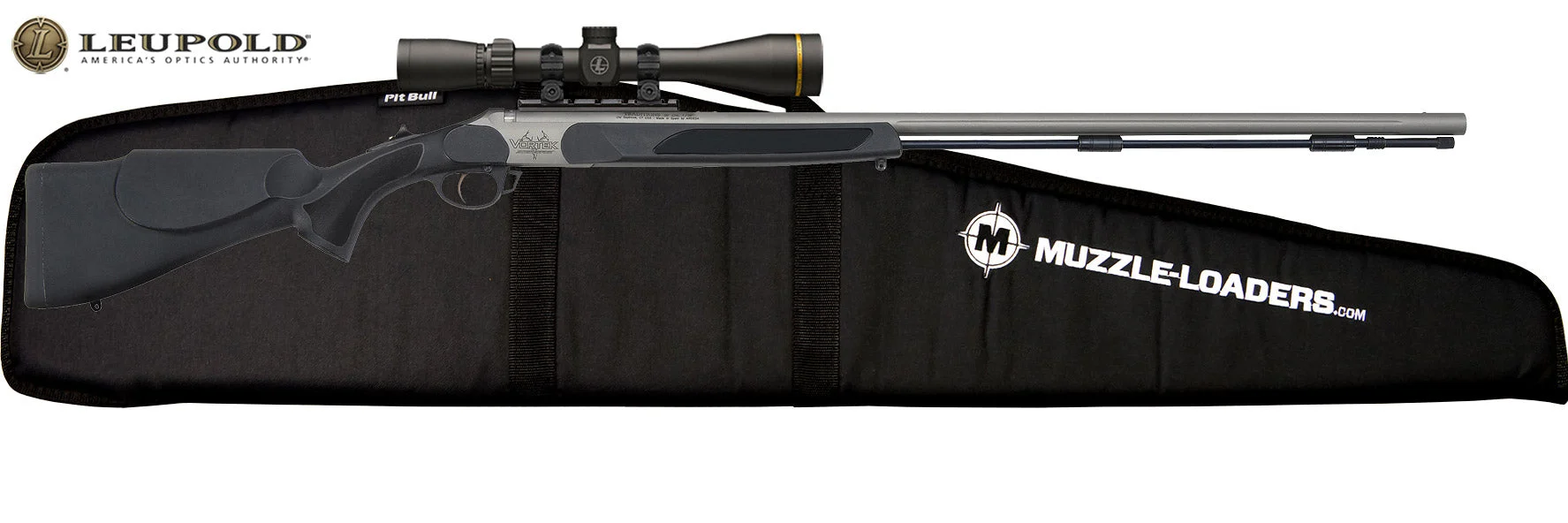 Traditions Vortek StrikerFire VAPR™ Muzzleloader - .50 Cal Leupold™ Scope Combo - R5-56110460SNLC