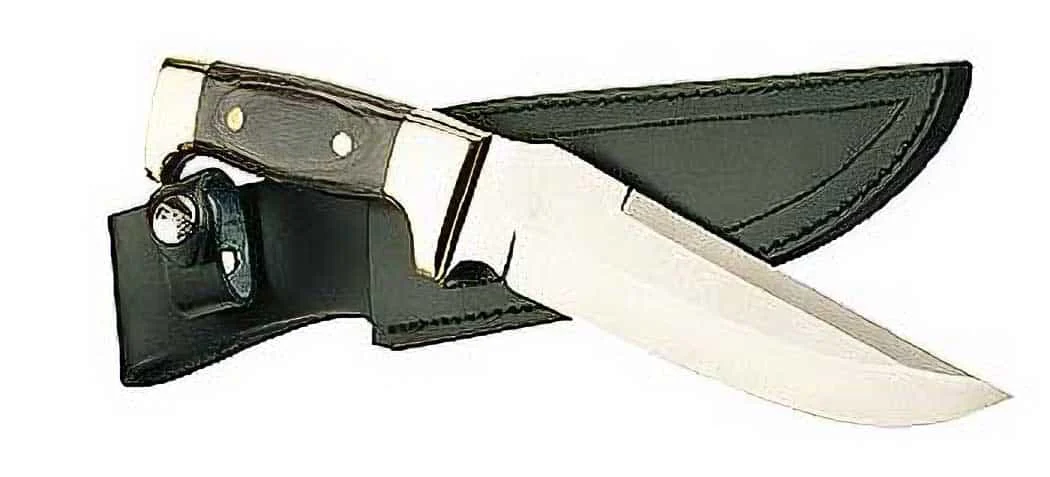Trapper Knife & Leather Sheath