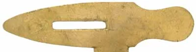 Trigger Plate Only, French Type 'C' and 'D' Trade Fusil, brass
