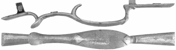 Triggerguard, Berks County, sand cast nickel silver