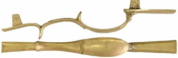 Triggerguard, Dauphin County, sand cast brass