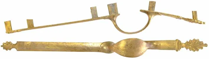 Triggerguard, Early French Design, wax cast brass