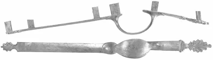 Triggerguard, Early French Design, wax cast steel
