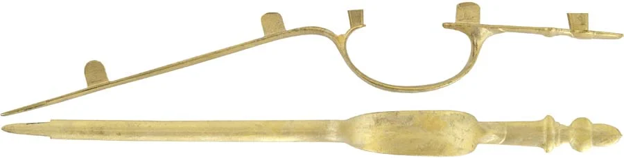 Triggerguard, Flint Fowler or Longrifle, wax cast brass