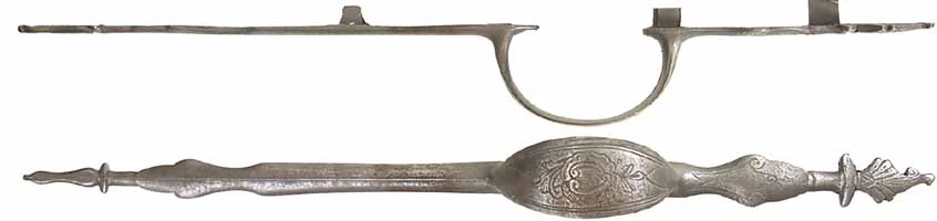 Triggerguard, French Fusil Fin Trade Gun, steel