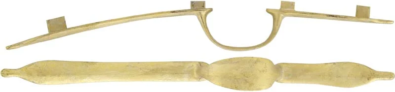 Triggerguard, French Tulle fusil de chasse, patterned from a antique,wax cast brass