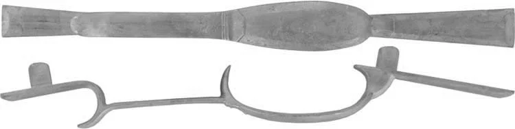 Triggerguard,Isaac Haines, Lancaster County,small, fits our stock for 38" swamped barrel,wax cast brass