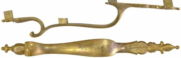 Triggerguard, Jaeger Rifle, wax cast brass