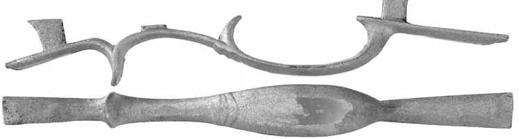 Triggerguard, John Phillip Beck Lebanon Style, sand cast nickel silver