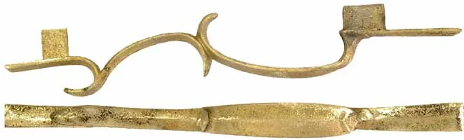 Triggerguard, Late Ohio Longrifle, sand cast brass