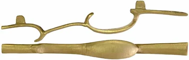 Triggerguard, Lebanon County, sand cast brass