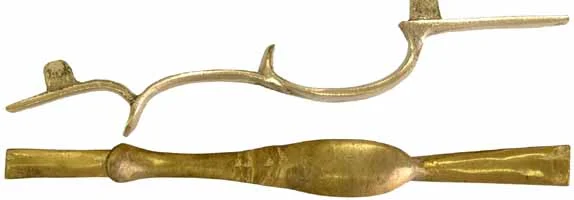 Triggerguard, Lebanon or Lancaster County, sand cast brass