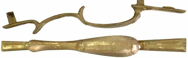 Triggerguard, Reading and Berks County Guns, sand cast brass