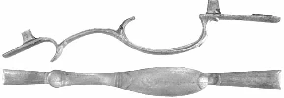 Triggerguard, Reading and Berks County Guns, sand cast nickel silver