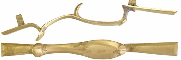 Triggerguard, Reading, Berks County, sand cast brass