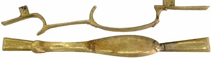 Triggerguard, Reading or Berks County, sand cast brass