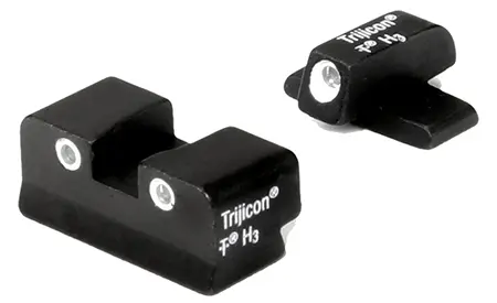 Trijicon 600481 Bright & Tough Night Sights- Springfield XDBlack | Green Tritium White Outline Front Sight Green Tritium White Outline Rear Sight