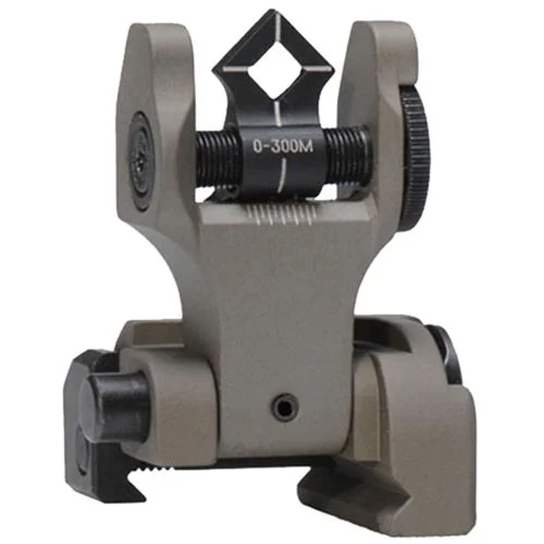 Troy Ind SSIGDOARFFT00 Dioptic Folding Sight Rear Flat Dark Earth