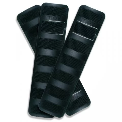 Troy Industries Black 6.2″ Battle Rail Cover, 3-pk