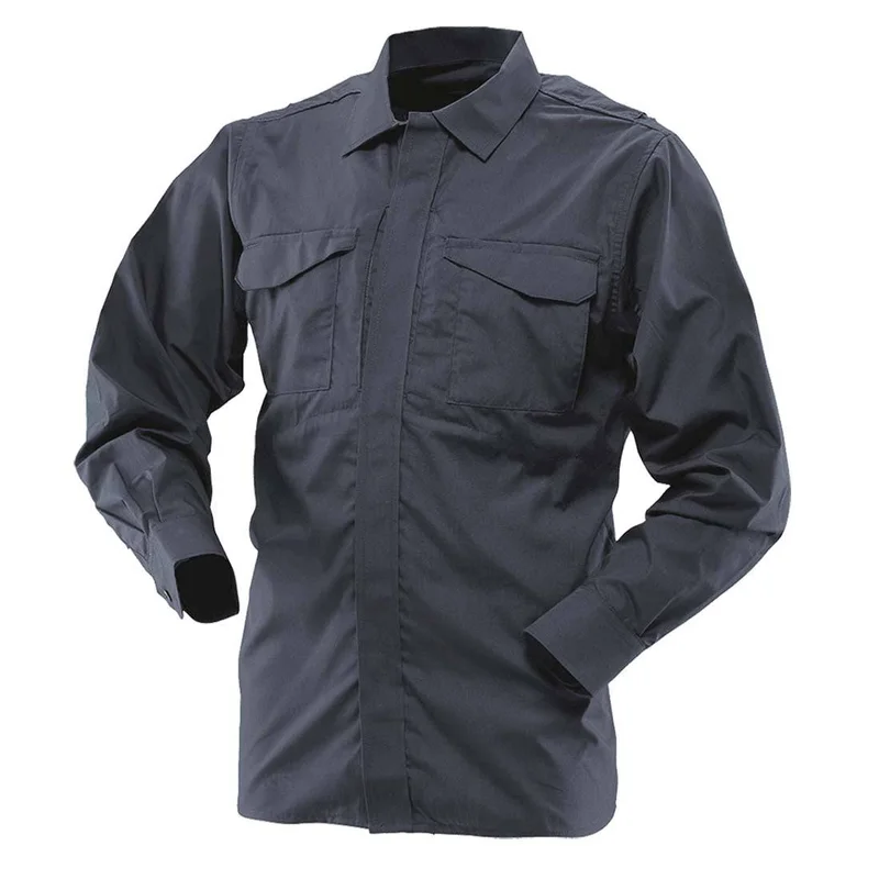 Tru-Spec 1058 Navy Men’s Ultralight Long Sleeve Uniform Shirt