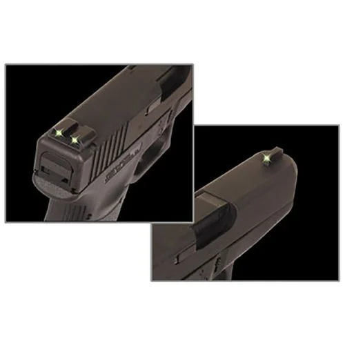 Truglo TG231X Brite-Site Tritium Night Sights Springfield XD Tritium Green Front /Rear Black