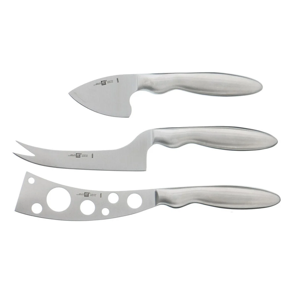 TWIN Stainless Steel 3-Piece Cheese Knife Set by Zwilling J.A. Henckels