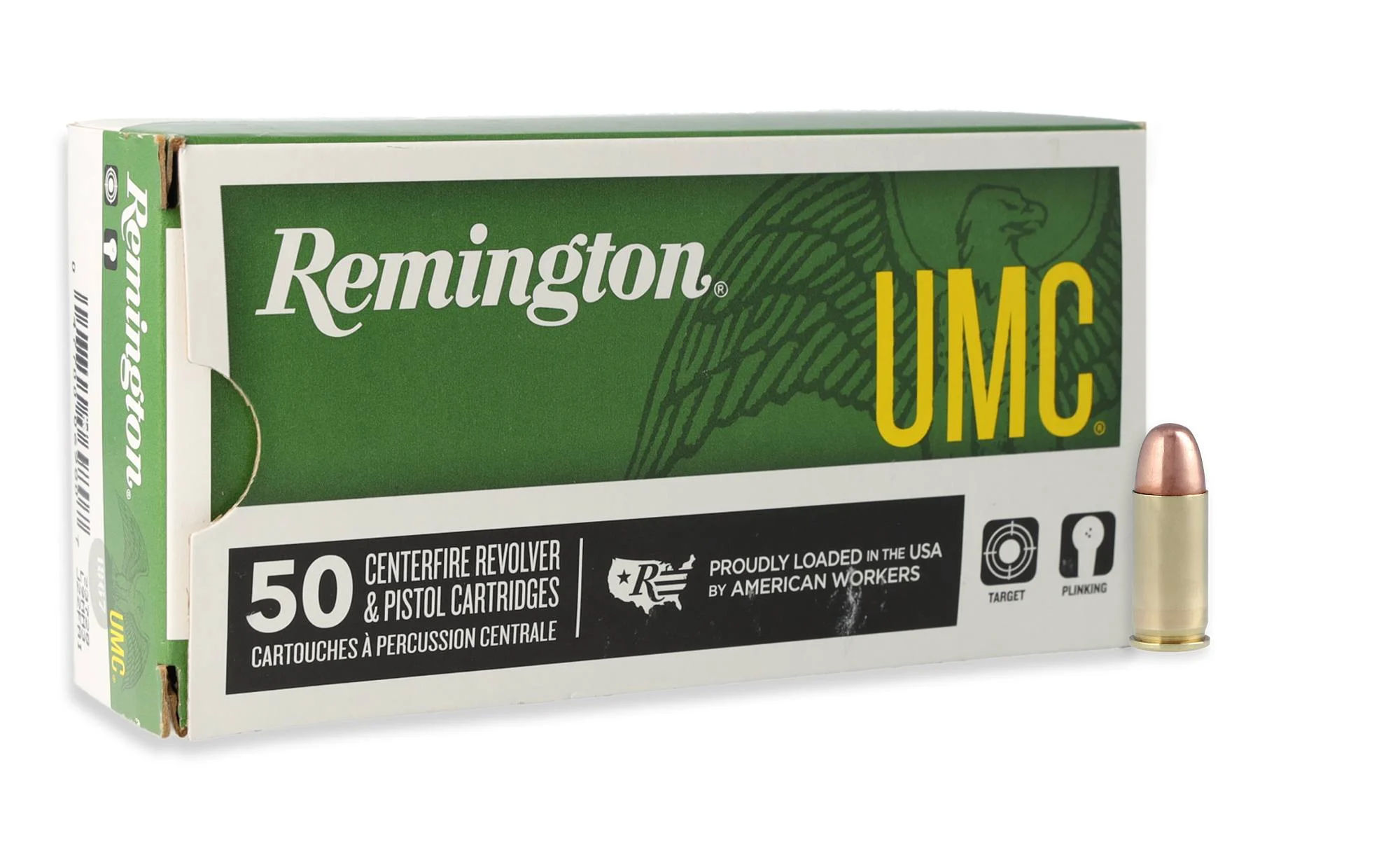 UMC Handgun, 32 Auto, 71 Grain, Full Metal Jacket, 905 fps