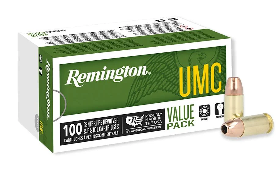 UMC Handgun, 9mm Luger, 115 Grain, Jacketed Hollow Point, 1145 fps