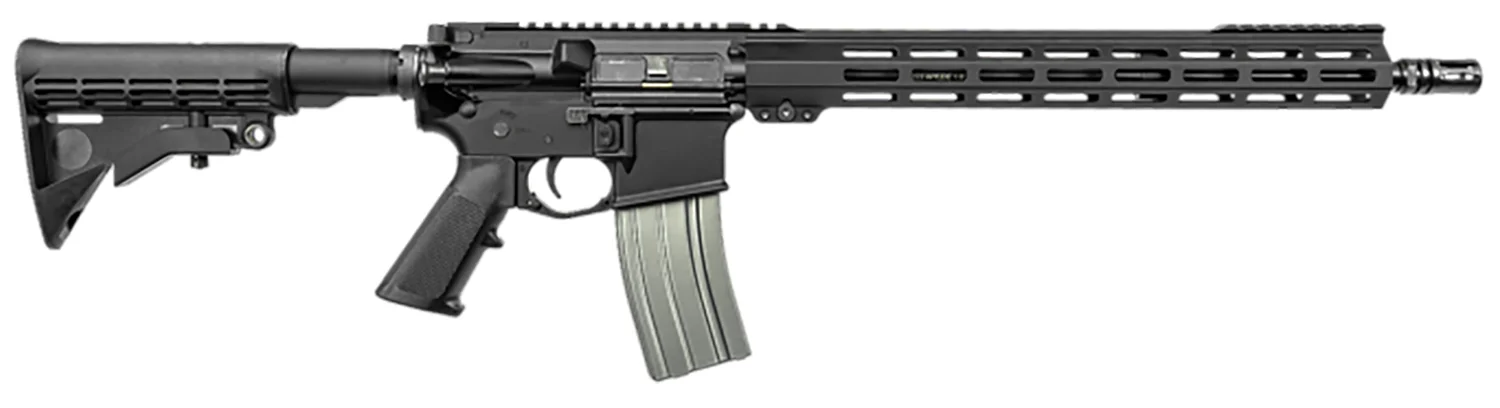 UnBranded AR 223WYFS0001UAR-F 223 Wylde 30+1 16″ Barrel, Black Nitride Metal Finish, 15″ M-Lok Handguard, Black Collapsible Stock, Textured Black Polymer Grip