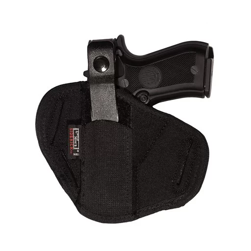 Uncle Mike’s Black Cordura Super Belt Slide Holster, Ambidextrous Fits: 3″ – 4″ Barrel Medium Autos